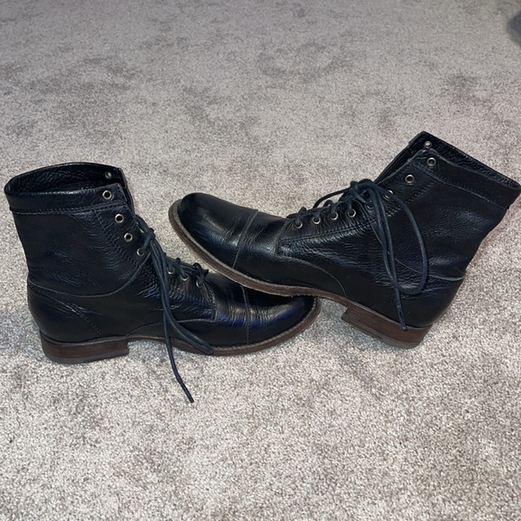 FRYE Erin Workboot in Black Size 6.5 - Picture 3 of 5
